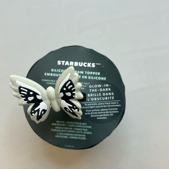 Starbucks Tumbler Matte Black Prism w/ Glow in The Dark Moth Halloween 2025 24oz - Picture 2 of 8